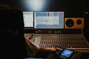 Computerized Audio Equipment in a Studio